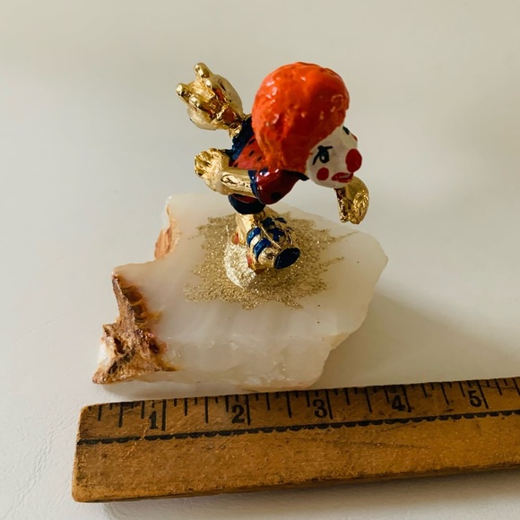 Clown figurine on marble base - Picture 5 of 8